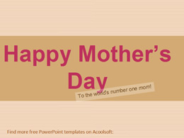 Happy Mothers Day ĸ׽pptģͼ