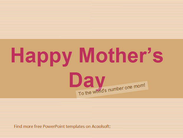 Happy Mothers Day ĸ׽PPTģ