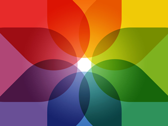 色彩叠加炫彩背景IOS7主题图片