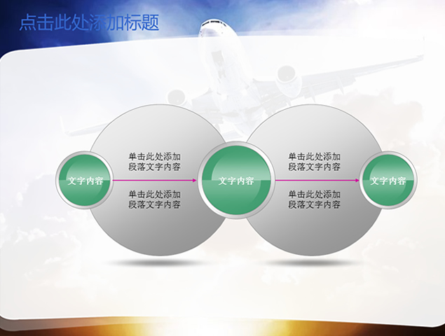附精彩动态图表的航空物流ppt模板，插图5，来源：资源仓库www.zycang.com