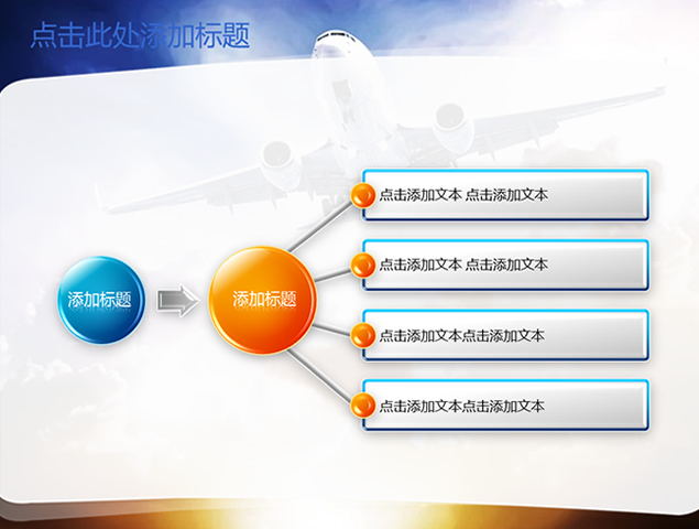 附精彩动态图表的航空物流ppt模板，插图4，来源：资源仓库www.zycang.com