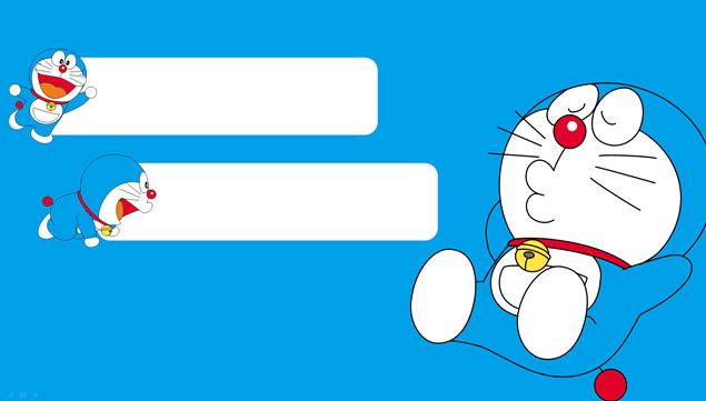 哆啦A梦小叮当可爱卡通主题ppt模板，插图6，来源：资源仓库www.zycang.com