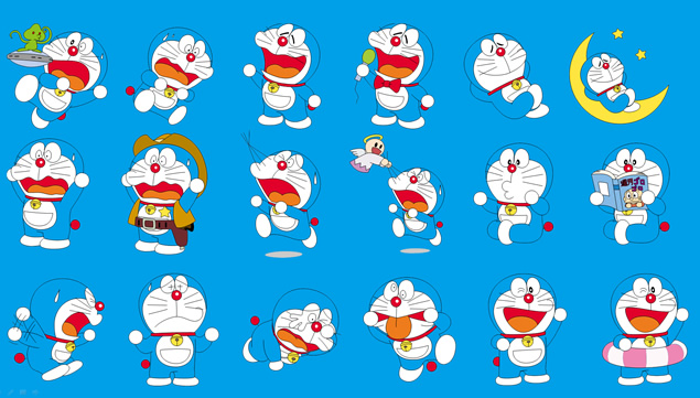 哆啦A梦小叮当可爱卡通主题ppt模板，插图8，来源：资源仓库www.zycang.com