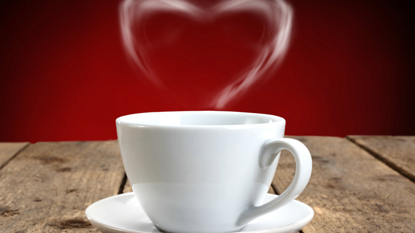 高清晰红色爱心咖啡杯壁纸-欧莱凯设计网