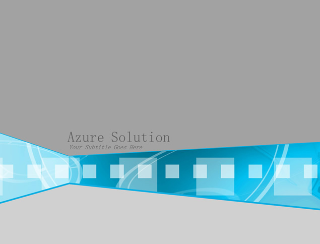 半透明方块立体化视觉创意蓝灰大气商务ppt模板-资源仓库