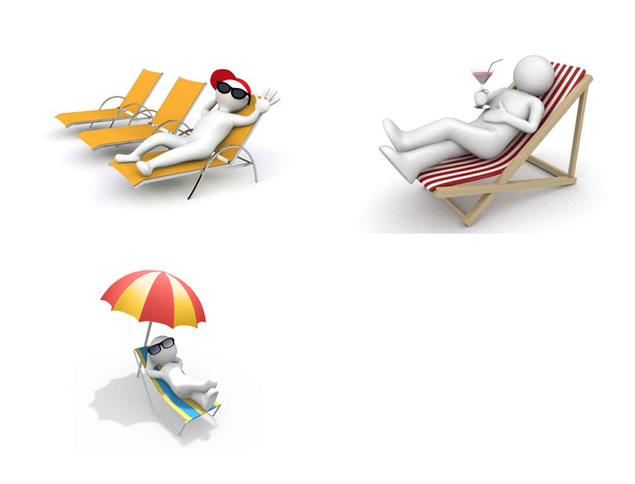 沙发系列3D小人PPT素材，插图14，来源：资源仓库www.zycang.com