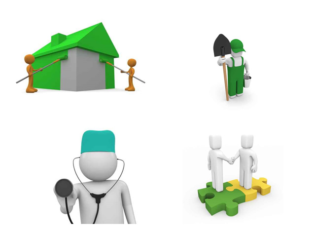 绿色环保系列3D小人图片，插图17，来源：资源仓库www.zycang.com
