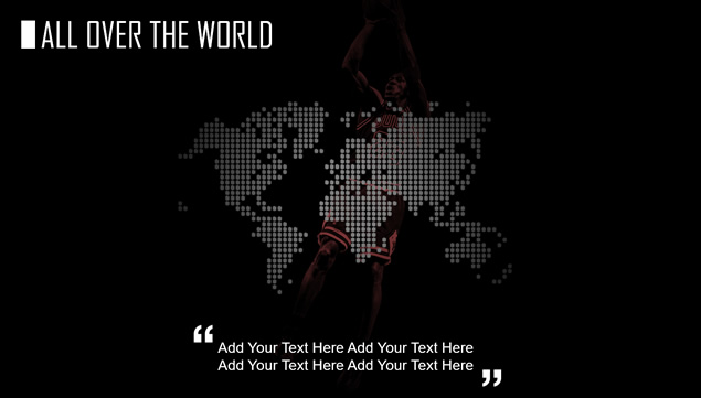 Jordan（乔丹）品牌篮球运动体育主题ppt模板，插图17，来源：资源仓库www.zycang.com