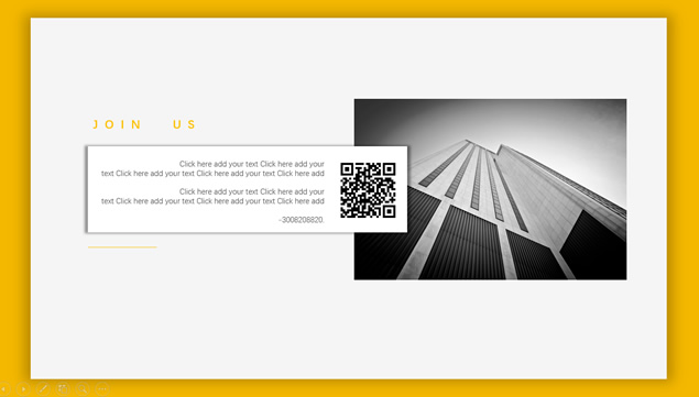 黑黄配色团队服务项目及案例展示介绍ppt模板，插图12，来源：资源仓库www.zycang.com