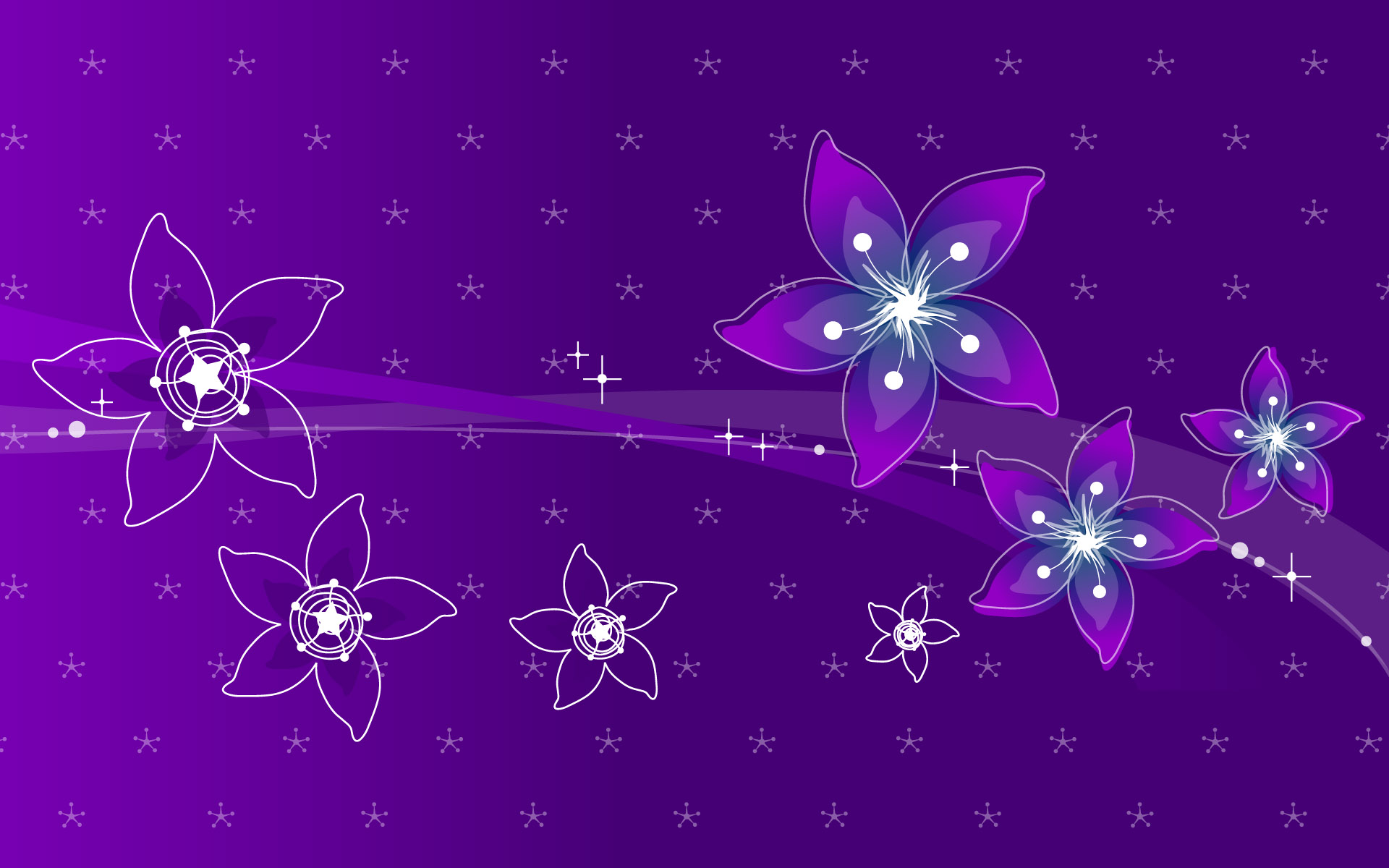 紫色卡通花朵 花瓣背景