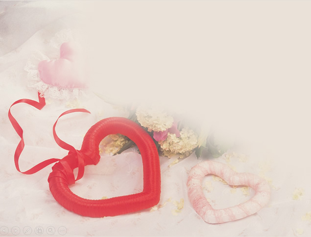 爱心 玫瑰 LOVE YOU 5张情人节背景图片ppt模板，插图4，来源：资源仓库www.zycang.com