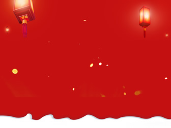 大红灯笼烟花星火喜庆红新年主题幻灯片背景