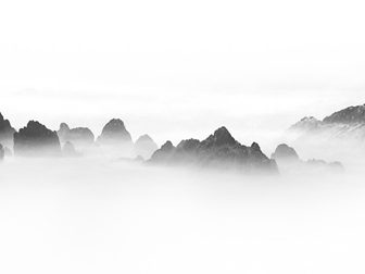 超高清水墨山川山峰中国风宽幅免抠图（4张）