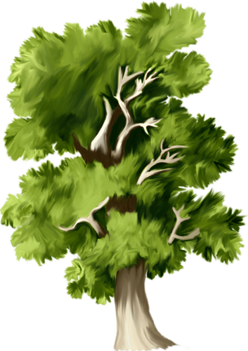 可爱的矢量卡通树——植树节免抠素材（40张），插图8，来源：资源仓库www.zycang.com