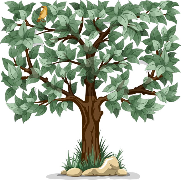 可爱的矢量卡通树——植树节免抠素材（40张），插图3，来源：资源仓库www.zycang.com