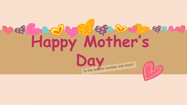 Mother’s Day感恩母亲节ppt模板（4套）