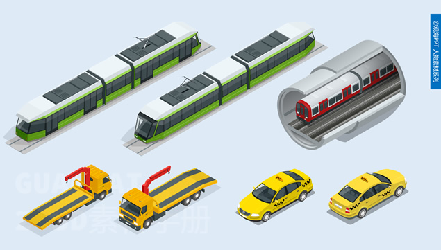 商务 教育 运输 物流行业2.5D素材图标打包下载，插图10，来源：资源仓库www.zycang.com