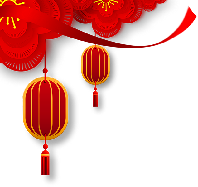 喜庆红传统中国风春节主题边角修饰免抠素材打包下载（16张）-资源E网
