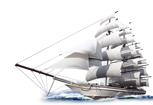 帆船 船舵 船锚 指南针 航海主题免抠图-资源仓库