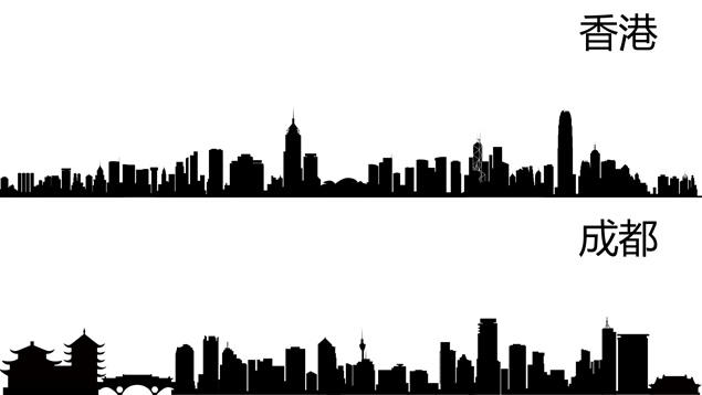 国内国际重点城市剪影素材集合，插图3，来源：资源仓库www.zycang.com