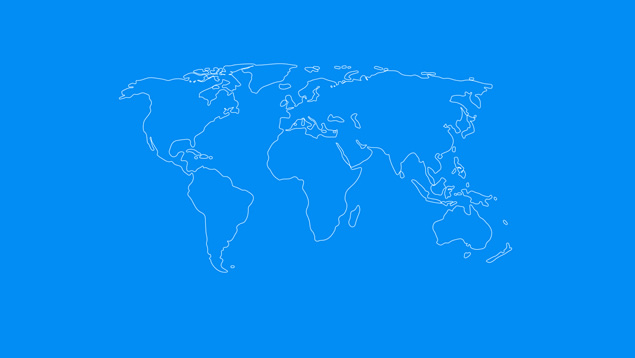 可编辑修改颜色点状线条世界地图ppt素材，插图2，来源：资源仓库www.zycang.com