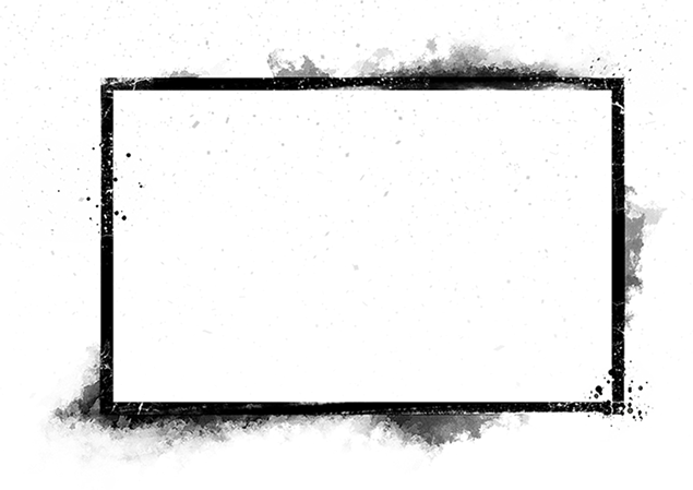 圆形 矩形水墨框免抠图中国风素材（16张），插图11，来源：资源仓库www.zycang.com