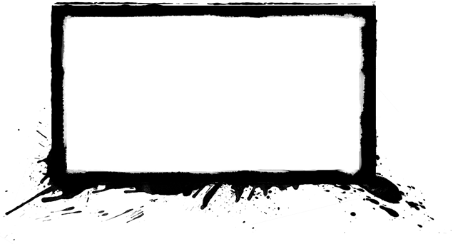 圆形 矩形水墨框免抠图中国风素材（16张），插图1，来源：资源仓库www.zycang.com