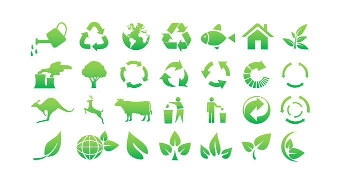 生态 环保绿色出行保护环境主题ppt图标（120+），插图，来源：资源仓库www.zycang.com
