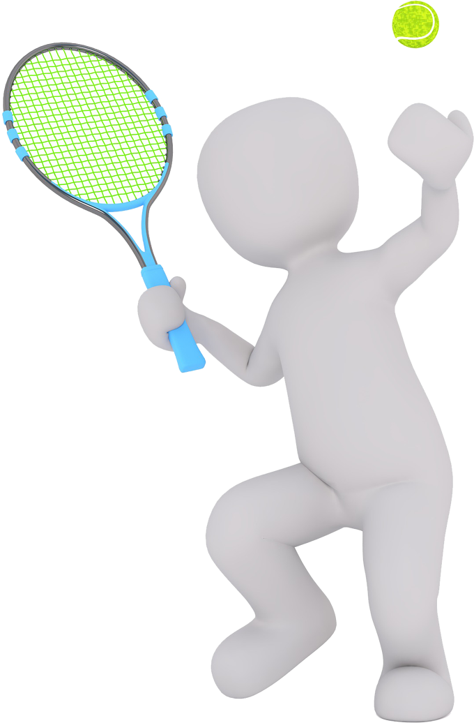 3D小人打网球