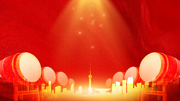红色喜庆新年春节主题高清背景（4张）